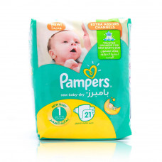 Pampers Baby Dry Size 1 Newborn 2-5kg Pampers Baby Dry Size 1 Newborn 2-5kg