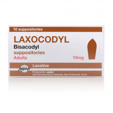 Laxocodyl Bisacodyl 10mg Adult Suppository