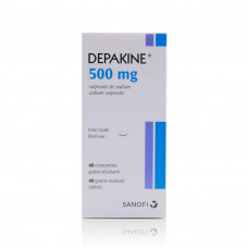 Depakine 500mg Tablets Bottle Depakine 500mg Tablets Bottle