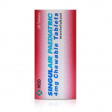 Singulair 4mg Paed/Chewable Tablets Singulair 4mg Paed/Chewable Tablets