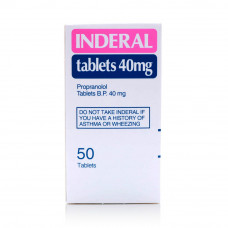 Inderal 40mg Tablets Bottle