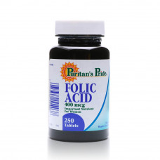 Puritan's Pride Folate 666 mcg DFE 400 mcg Folic Acid Tablets, 250 Tablets Puritan's Pride Folate 666 mcg DFE 400 mcg Folic Acid Tablets, 250 Tablets