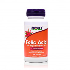 Now Folic Acid with Vitamin B-12 Tablets Now Folic Acid with Vitamin B-12 Tablets