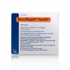 Novorapid Penfill 100 IU 5x3ml Novorapid Penfill 100 IU 5x3ml