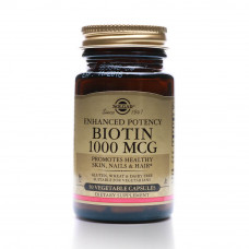 Solgar Biotin 1,000 mcg – 50 Vegetable Capsules Solgar Biotin 1,000 mcg – 50 Vegetable Capsules