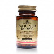 Solgar Folic Acid 400 µg – 100 Tablets