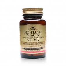Solgar No‑Flush Niacin 500 mg – 50 Vegetable Capsules Solgar No‑Flush Niacin 500 mg – 50 Vegetable Capsules