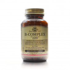 Solgar B‑Complex “100” – 50 Vegetable Capsules