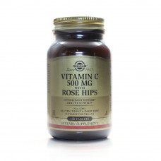 Solgar Vitamin C 500 mg with Rose Hips – 100 Tablets Solgar Vitamin C 500 mg with Rose Hips – 100 Tablets