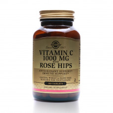 Solgar Vitamin C 1000 mg with Rose Hips – 100 Tablets Solgar Vitamin C 1000 mg with Rose Hips – 100 Tablets