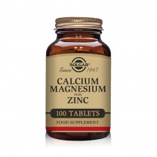 Solgar Calcium - Magnesium - Zinc – 100 Tablets