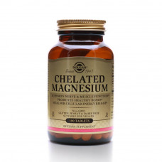 Solgar Chelated Magnesium – 100 Tablets