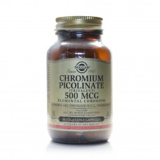 Solgar Chromium Picolinate 500 µg – 60 Vegetable Capsules Solgar Chromium Picolinate 500 µg – 60 Vegetable Capsules