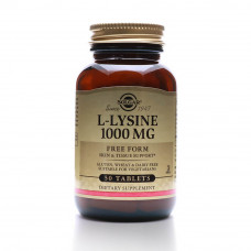Solgar L‑Lysine 1000 mg – 50 Tablets Solgar L‑Lysine 1000 mg – 50 Tablets