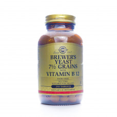 Solgar Brewer's Yeast With Vitamin B12 250 Tablets