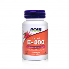 NOW Vitamin E 400 IU Mixed Tocopherols – 50 Softgels NOW Vitamin E 400 IU Mixed Tocopherols – 50 Softgels