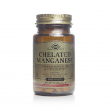 Solgar Chelated Manganese – 100 Tablets Solgar Chelated Manganese – 100 Tablets