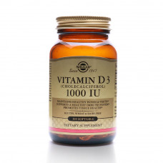 Solgar Vitamin D3 1000 IU (25 mcg) – 100 Softgels Solgar Vitamin D3 1000 IU (25 mcg) – 100 Softgels