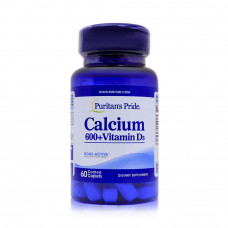 Puritan's Pride Calcium 600 Vitamin D Tablets Puritan's Pride Calcium 600 Vitamin D Tablets
