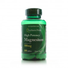 Puritan’s Pride High Potency Magnesium 500 mg – 100 Tablets Puritan’s Pride High Potency Magnesium 500 mg – 100 Tablets