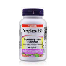 Webber Naturals Vitamin B50 Complex Capsules Webber Naturals Vitamin B50 Complex Capsules
