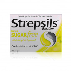 Strepsils Sugar-Free Lemon Lozenges Strepsils Sugar-Free Lemon Lozenges