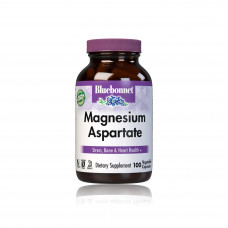 Bluebonnet Magnesium Aspartate 400mg – 100 Vegetable Capsules Bluebonnet Magnesium Aspartate 400mg – 100 Vegetable Capsules