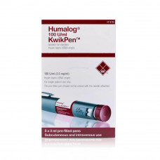 Humalog Kwik Pen 100 U/ml 5x3ml Prefilled Humalog Kwik Pen 100 U/ml 5x3ml Prefilled