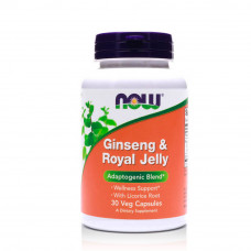NOW Ginseng & Royal Jelly – 30 Capsules NOW Ginseng & Royal Jelly – 30 Capsules
