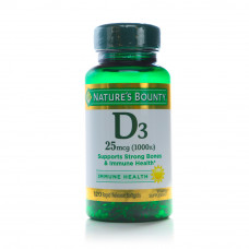 Nature’s Bounty Vitamin D3 1000 IU Softgels Nature’s Bounty Vitamin D3 1000 IU Softgels