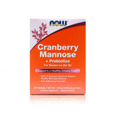 NOW Cranberry Mannose + Probiotics 24 Packets NOW Cranberry Mannose + Probiotics 24 Packets