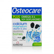 Vitabiotics Osteocare Plus Soy Omega-3 Tablets