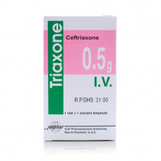 Triaxone 0.5gm I/V Injection Triaxone 0.5gm I/V Injection