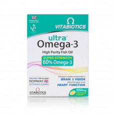 Vitabiotics Ultra Cod Liver Oil Omega-3 Capsules Vitabiotics Ultra Cod Liver Oil Omega-3 Capsules