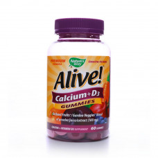 Alive! Calcium + D3 Gummies – 60 Gummies Alive! Calcium + D3 Gummies – 60 Gummies