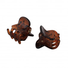 Hair Clips Brown Small Hair Clips Brown Small