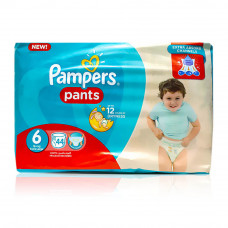 Pampers Pants Size 6  Extra Large 16+ Pampers Pants Size 6  Extra Large 16+