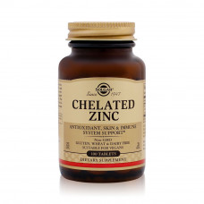 Solgar Chelated Zinc – 100 Tablets Solgar Chelated Zinc – 100 Tablets