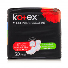 Kotex Maxipads Super Kotex Maxipads Super
