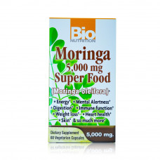 Bio Nutrition Moringa Super Food 5,000 mg – 60 Vegetarian Capsules Bio Nutrition Moringa Super Food 5,000 mg – 60 Vegetarian Capsules