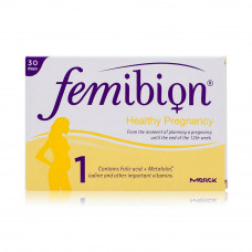 Femibion Pregnancy Supplement with Folic Acid, Metafolin, Iodine & Vitamins, 30 Tablets Femibion Pregnancy Supplement with Folic Acid, Metafolin, Iodine & Vitamins, 30 Tablets