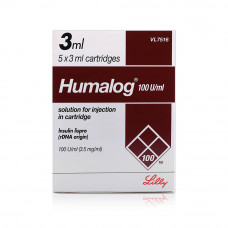 Humalog 100Iu 3mlx5 Cartridges Humalog 100Iu 3mlx5 Cartridges