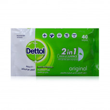 Dettol Antibacterial Wipes 12x40 Count Dettol Antibacterial Wipes 12x40 Count