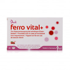 Denk Ferro Vital+ Tablets – 30 Chewable Tablets Denk Ferro Vital+ Tablets – 30 Chewable Tablets