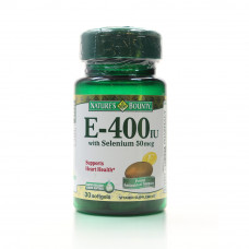 Nature’s Bounty Vitamin E 400 IU with Selenium 50 mcg Softgels Nature’s Bounty Vitamin E 400 IU with Selenium 50 mcg Softgels