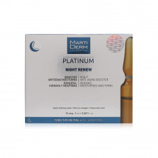 MartiDerm Platinum Night Renew – 10×2 ml ampoules