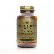 Solgar Pantothenic Acid 550 mg – 100 Veg Capsules Solgar Pantothenic Acid 550 mg – 100 Veg Capsules