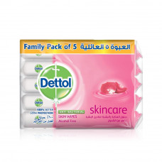 Dettol Antibacterial Wipes Skincare 5Pk Dettol Antibacterial Wipes Skincare 5Pk