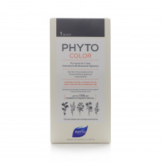PhytoColor Permanent Hair Color – Shade 1 Black PhytoColor Permanent Hair Color – Shade 1 Black