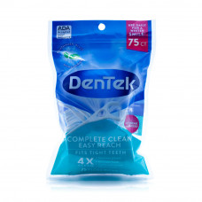 Dentek Complete Clean Y Floss Picks 75 Dentek Complete Clean Y Floss Picks 75